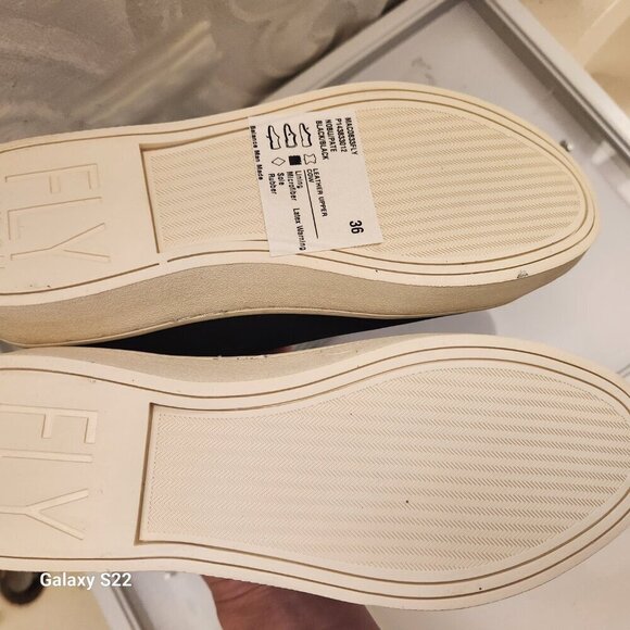 Fly London Black "Maco833Fly" Sneakers. NIB. Size EU 36/US 5.5/6 - Picture 13 of 14